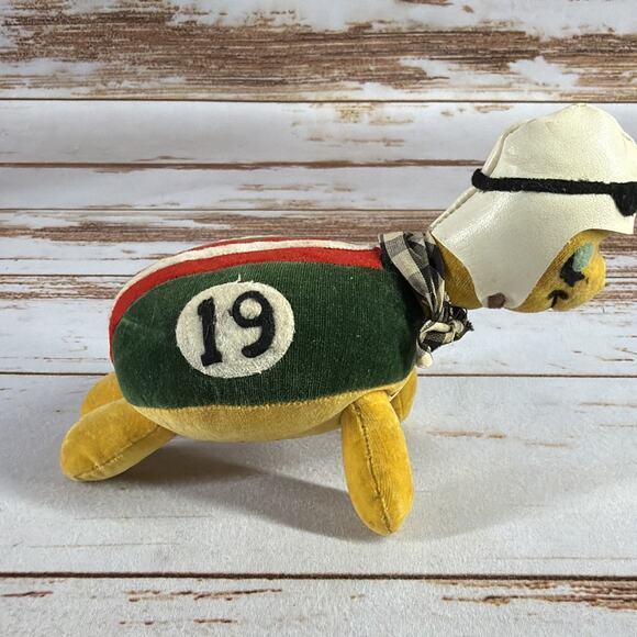 Rare Vintage Dakin Dream Pets Racing Turtle Plush 5x6 - Picture 6 of 9